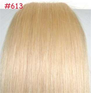 22 10pcs Clip In Real Human Hair Extensions Multiple 9 Colors ,Good 