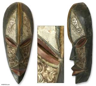 HONORABLE ELDER~Hand Carved Wood Mask Akan Tribe  