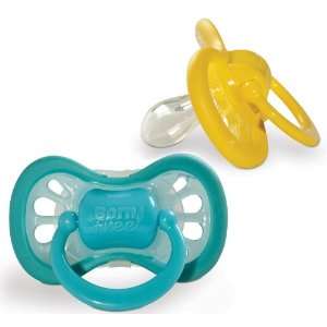 Born Free CoolFlow Pacifier 0 6M  Blue/Yellow