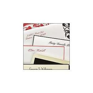  Personalized Stationery Gift, Border Cards & Lined 