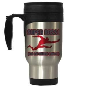 Super Boss Custom 14oz Stainless Steel Travel Mug  