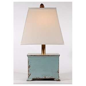  Unique Blue Wood Box Table Lamp