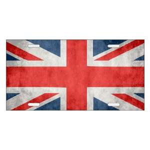 British Union Jack Flag License Plate