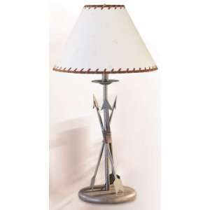  Wrought Iron Arrow Table Lamp: Home Improvement