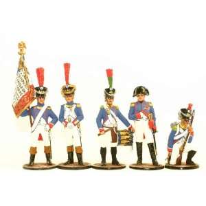   Tin Soldiers * set of 5 * Napoleon Guard 1812 * ts.104 Toys & Games
