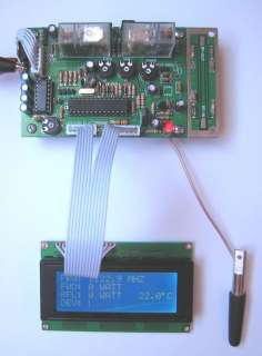 Frequency Meter 20 1300 MHZ, PWR, SWR, TEMP, GSM MODULE  