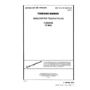 Lockheed F 104 G Aircraft Parts Catalog Manual Lockheed  