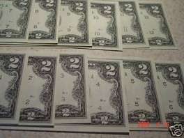 US All 12 Dist. Set 1976 $2 BILL Federal bank Notes A L  