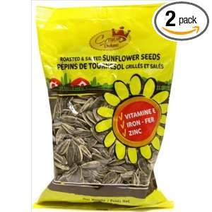 Crown Deluxe Roasted and Salted Sunflower Seeds (Pack of 2):  