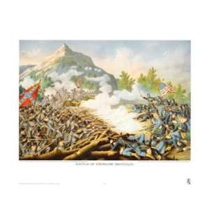   : Battle of Kenesaw Mountain by Kurz and Allison 25x19: Toys & Games
