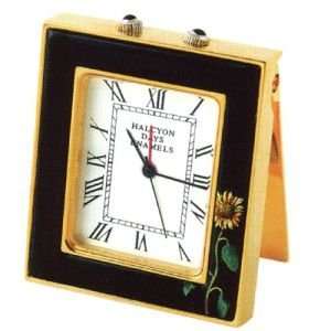  Halcyon Days Enamels Clocks Sunflower Clock