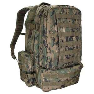   #125 MOLLE 3 DAY Assault Patrol Pack Hiking Backpack MARPAT  