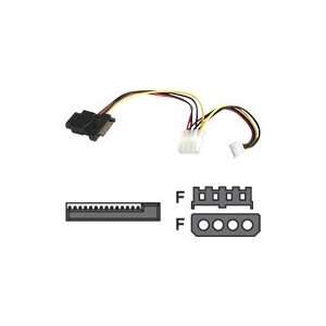 com LP4 to SATA Power Cable Adapter with Floppy Power   Power adapter 