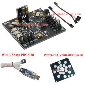 KK 4 axis Flight control Circuit board w/ USBasp PRGMR  