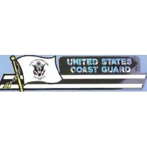    3 x 12 United States Coast Guard Bumper Sticker: Automotive
