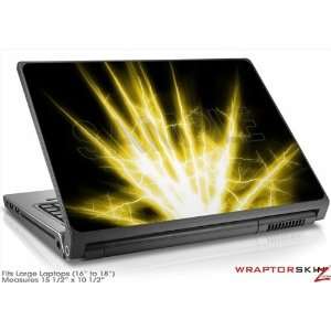  Large Laptop Skin Lightning Yellow: Electronics
