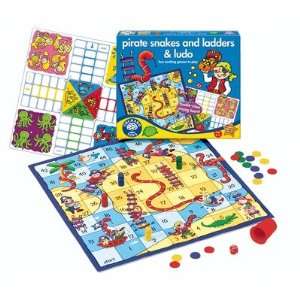  Pirate Snakes and Ladder and Ludo Game Toys & Games