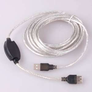  16FT USB 2.0 High Speed Active Extension Repeater Cable 