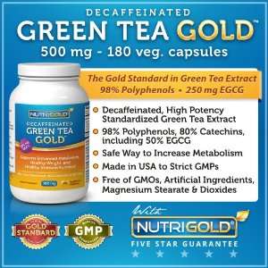   Green Tea Fat Burner Supplement for Weight loss (98% Polyphenols, 50%
