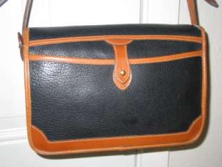 Vintage Dooney & Bourke Black Handbag Purse Bag  