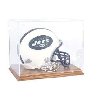  Oak Mini Helmet Jets Logo Display Case: Sports & Outdoors