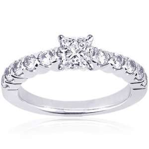 Ct Princess Cut Bella Diamond Engagement Ring CUT: EXCELLENT VS1 E 