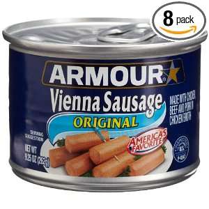Armour Vienna Sausage, Original, 9.25 Ounce Cans (Pack of 8)  