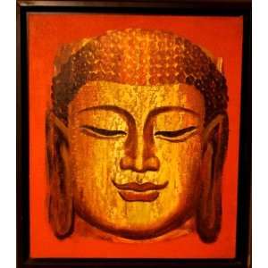  Buddha Framed Oil Painting on Canvas: Everything Else
