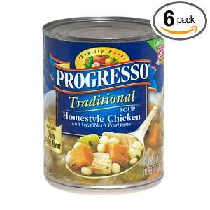 Progresso Traditional Soup, Homestyle Chicken , 19 Ounce Cans (Pack of 
