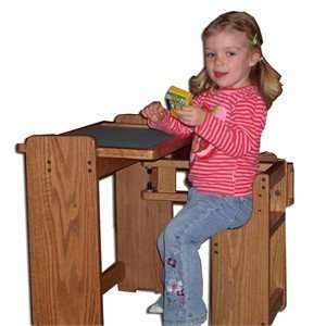  Solid Oak Folding Kids Desk: Home & Kitchen