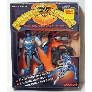  ZAP Power Force Ultimate Police Figure   SPECTRON   Blue 