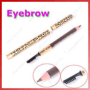   Waterproof Longlasting Eyeliner Eyebrow Eye Brow Pencil & Brush Makeup