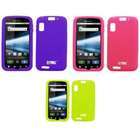 EMPIRE Motorola Atrix 4G 3 Pack of Silicone Cases (Hot Pink, Purple 