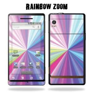   Droid Phone Protective Vinyl Skin Verizon   Rainbow Zoom Electronics