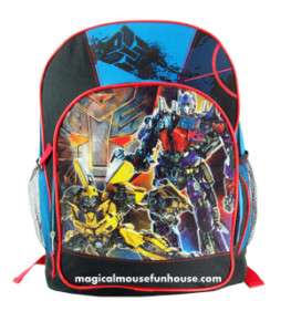 Transformers Dark Of The Moon 16 Large BACKPACK BAG #B  