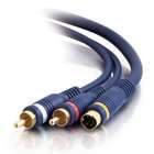 Cables To Go 29127 Velocity S VideoRCA Stereo Audio Cable, Blue