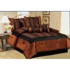 pc set includes comforter bed skirt two shams oblong decorative 