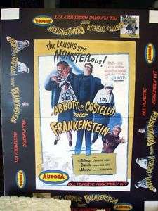 Abbott & Costello Meet Frankenstein Aurora Garage Kit  