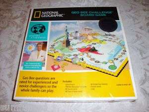 National Geographic GEO BEE CHALLENGE Board Game [NEW]  
