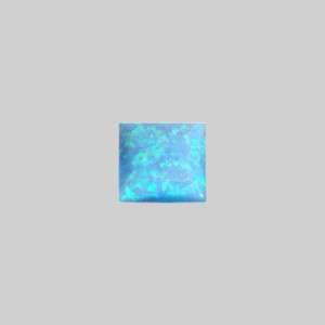 Square   Opal Lab created 8X8mm Cabochon Gemstones 6pcs  