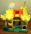 Vintage Fisher Price Little People Castle Building Play Set