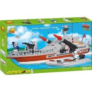    COBI Navy Assault Team 400 Piece Building Block Set: Toys & Games