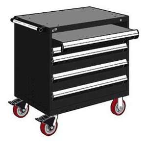  4 Drawer Heavy Duty Mobile Cabinet   36Wx18Dx37 1/2H 