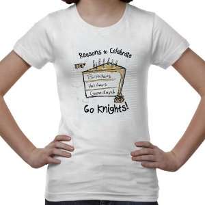  UCF Knights Youth Celebrate T Shirt   White Sports 