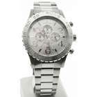 Invicta 1269 Stainless Steel Mens Chronograph Silver Dial Watch