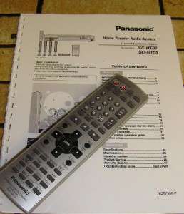 Panasonic SA HT05 AV receiver HOME THEATER SYSTEM + 5 speakers 