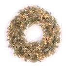 vco 24 pre lit champagne ashley spruce tinsel christmas wreath