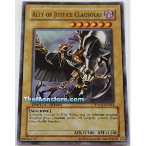   Card Super Rare HA01 EN014 Ally of Justice Clausolas Toys & Games