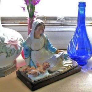 MARY LYING WITH INFANT JESUS ~ Stunning Statue NIB  