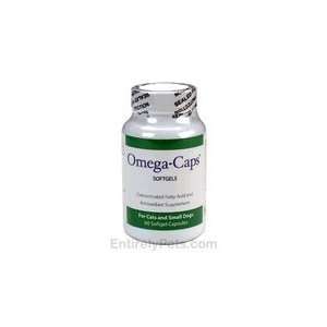  Omega Caps   For CATS & SMALL Dogs (60 Softgel Capsules 